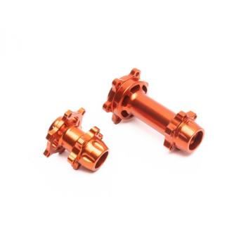 Losi Aluminum Hub Set Machined Orange: Promoto-MX - LOS362003