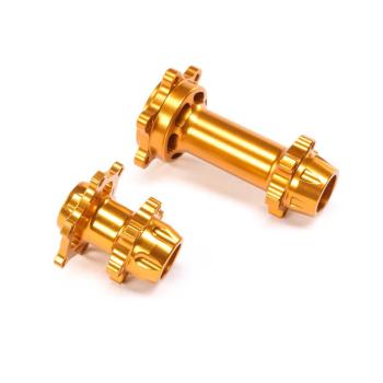 Losi Aluminum Hub Set Machined Gold: Promoto-MX - LOS362004