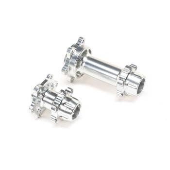 Losi Aluminum Hub Set Machined Silver : Promoto-MX - LOS362005