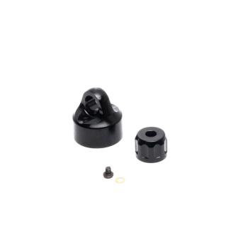 Losi Shock Cap Set Aluminum Black: Promoto-MX - LOS363001