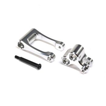 Losi Aluminum Knuckle & Pull Rod Silver: Promoto-MX - LOS364001