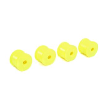 Losi FR/RR Wheel, Yellow (4): Mini-T 2.0 - LOS41011