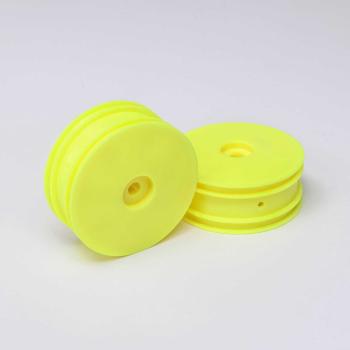 Losi Front Wheel, Yellow (2): Mini-B - LOS41027