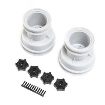 Losi MT Wheel, Silver (2): LMT - LOS43033
