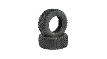 Losi Tire Set, Firm (2):  5ive-T 2.0 - LOS45023
