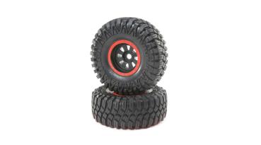 Losi Maxxis Creepy Crawler LT, Black, Mntd(2): SuperRockRey - LOS45031