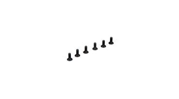 Losi 4-40 x 5/16 Rundkopfschrauben (6) - LOSA6269