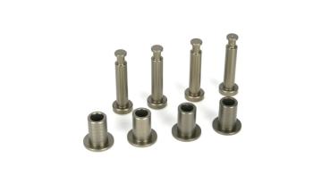 Losi Front King Pins & Arm Bushings, Alum. 5TT - LOSB2074