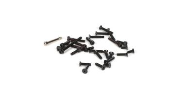 Losi 5mm Flach und Zylinderkopfschrauben Asst. (24): 5TT - LOSB6480