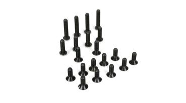 Losi 6mm Rund und Senkopfschrauben Asst (20): 5TT - LOSB6490