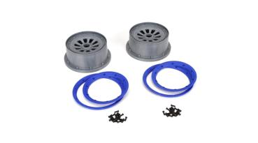Losi Felgensatz mit Beadlock Ringe : 5TT - LOSB7027