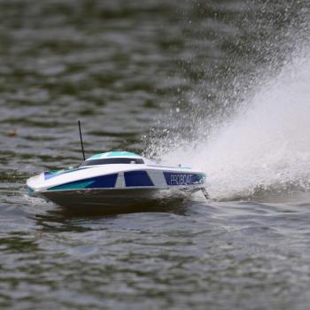 Proboat Sonicwake V2 36" Self-Righting, BL, White: RTR RC-Rennboot - PRB08032V2T2