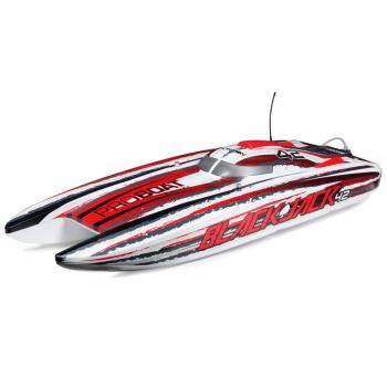 Proboat Blackjack 42-inch Brushless 8S Catamaran RC-Rennboot WHT/RED RTR - PRB08043T2