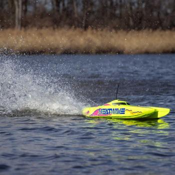 ProBoat Blackjack 24 V2 Catamaran Brushless RC-Rennboot RTR Heat Wave Visual - PRB08049T1