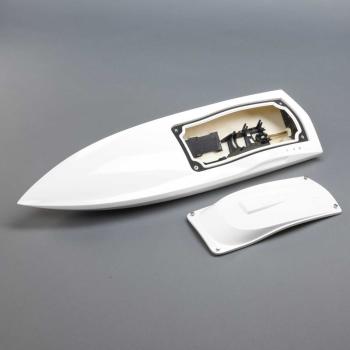 Proboat Hull & Canopy Set, Wht: Impulse 3 - PRB281121