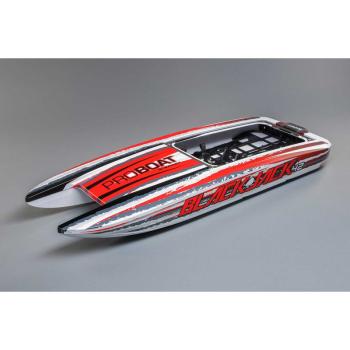 Proboat Hull with Inserts, White: 42-inch Blackjack - PRB281123