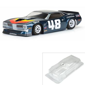 Protoform 1/10 1970 Plymouth Barracuda Clear Body: Vintage Trans-Am - PRM159400