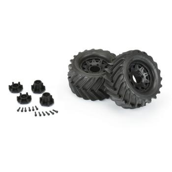 Proline 1/10 Demolisher F/R 2.8 MT MTD 12mm Blk Raid (2) - PRO1019610