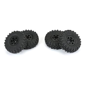 Proline 1/24 Super Swamper F/R 1.0" Tires MTD 7mm Blk (4) - PRO1021410