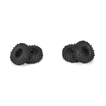 Proline 1/24 MT Baja Pro X F/R 1.0" Tires MTD 7mm Blk (4) - PRO1021510
