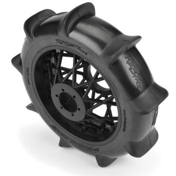 Proline 1/4 Roost MX Sand/Snow Paddle Rear Tire MTD Black (1): PROMOTO-MX - PRO1023810