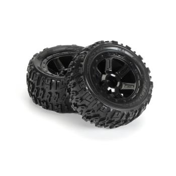 Proline 1/16 Trencher 2.2 M2 Tire Mnt Desperado Whl:ERevo - PRO119411