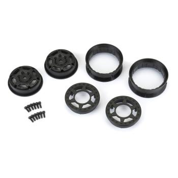 Proline 1/10 Holcomb F/R 1.9" Crawlr Bead-Loc Whls (2) Blk - PRO280903