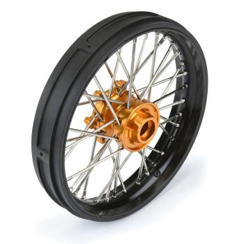 Proline 1/4 Pro-Spec Aluminum V2 Bead Front Wheel Black/Gold (1): Promoto-MX - PRO283600T3