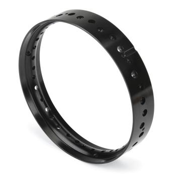 Proline 1/4 Pro-Spec Aluminum Front Rim Black: Promoto-MX - PRO283606