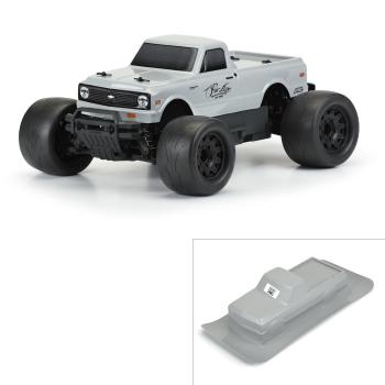 Proline 1972 Chevy C-10 Tough-Color (Stone Gray) Body - PRO325114