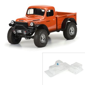 Proline 1946 Dodge Power Wagon Clear Body: 12.3 WB Crawler - PRO349900