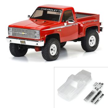 Proline 1982 Chevy K-10 Clear Body Set with Scale Molded Accessories - PRO360000
