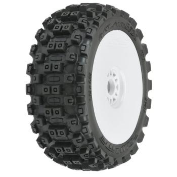 Proline Badlands MX M2 1:8 Buggy MTD White Wheels F/R - PRO906731