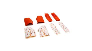 Spektrum Orange Grip Set w/ Tape: DX6G2/3 DX8G2 - SPMA9609