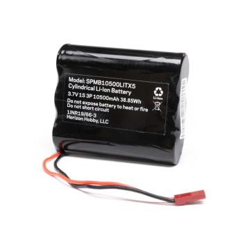 Spektrum 3.7V 1S 10500mAh Li-Ion Transmitter Battery: iXSR - SPMB10500LITX5