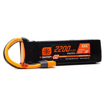 Spektrum 2200mAh 3S 11.1V Smart G2 LiPo 100C - SPMX223S100