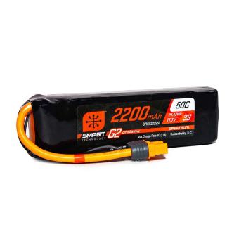 Spektrum Smart Lipo Akku 2200mAh 3S 11.1V Smart G2 LiPo 50C - SPMX223S50