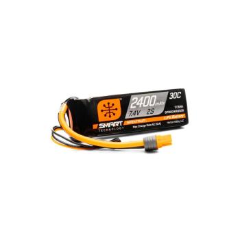 Spektrum 2400mAh 2S 7.4V Smart G1 30C LiPo; IC3 Connector - SPMX24002S30