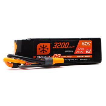 Spektrum 3200mAh 6S 22.2V Smart G2 LiPo 100C - SPMX326S100