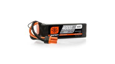 Spektrum 4000mAh 6S 22.2V 50C Smart LiPo Battery - SPMX40006S50