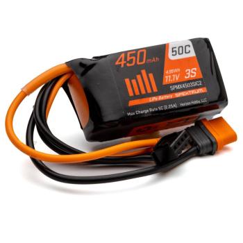 Spektrum 450mAh 3S 11.1V 50C LiPo Battery - SPMX4503SIC2