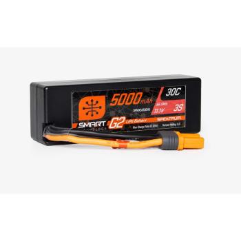 Spektrum Smart Lipo Akku 5000mAh 3S 11.1V Smart G2 LiPo 30C Hard Case - SPMX53S30H5
