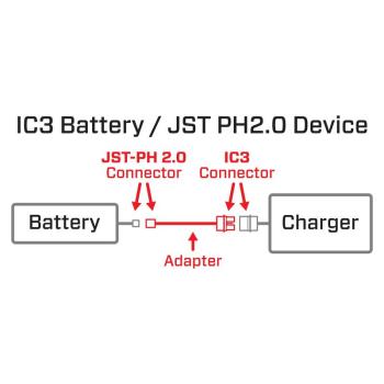 Spektrum IC3 Device to JST PH2.0 Device - SPMXCA309