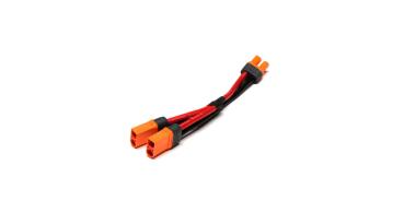 Spektrum IC5 Battery Parallel Y-Harness 6" / 150mm 10AWG - SPMXCA509