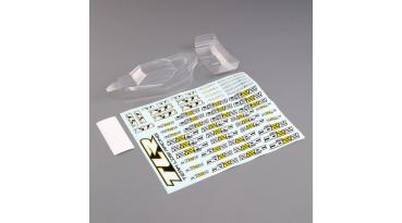 TLR Ultra Lightweight Body & Wing, Clear: 22 5.0 - TLR230013