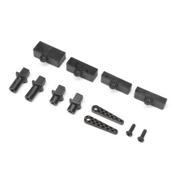 Team Losi Racing Carbon Tab Battery Mount Set: 22X-4 - TLR231102
