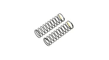 TLR Yellow Rear Springs, Low Frequency, 12mm (2) - TLR233057