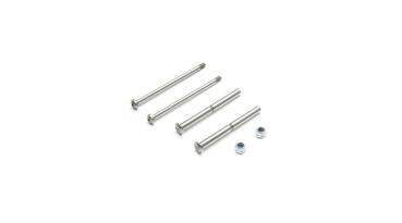 TLR Front Hinge Pin and King Pin Set, Polished: All 22 - TLR234098