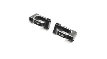 TLR Caster Block Set, 6 deg, Aluminum: 22X-4 - TLR234118