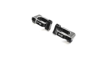 TLR Caster Block Set, 9 deg, Aluminum: 22X-4 - TLR234119